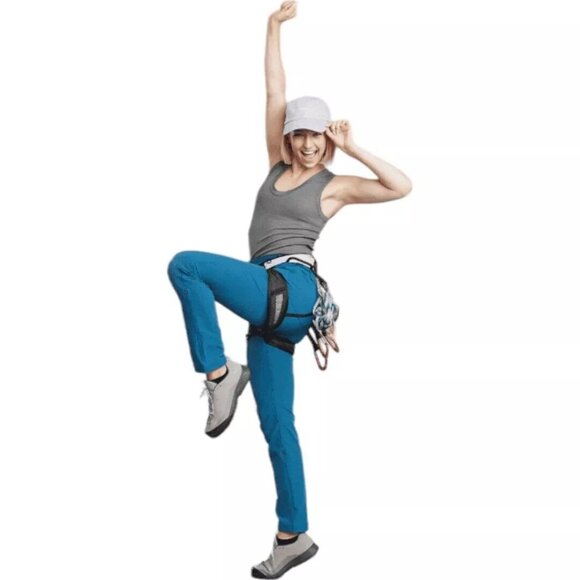 SHEFLY Go There Women's Multi-Fly Hiking Pants Champlain Teal Rock Climbing NWT